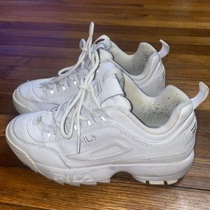 White FILA disrupter 2